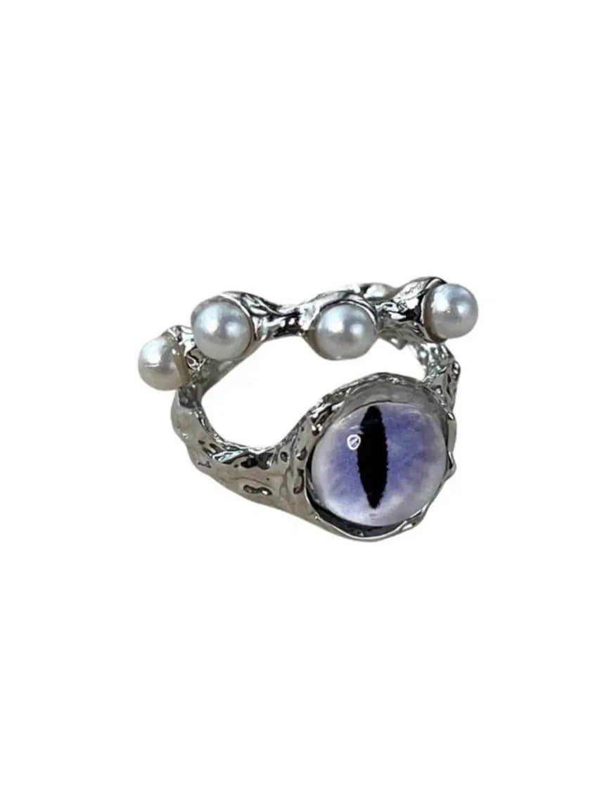 Alt Eye Ball Beads Rings