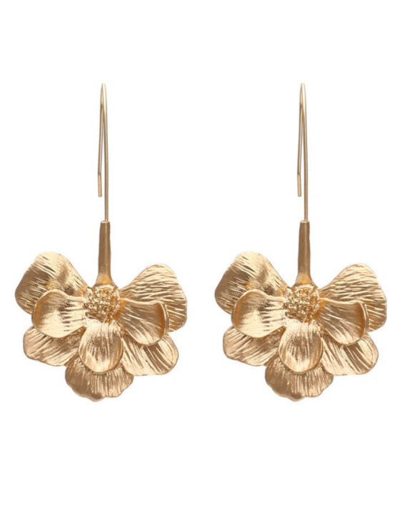 Rablom Alloy Flower Earrings
