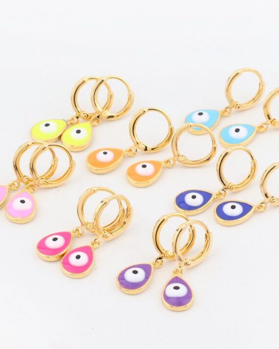 Devil's Eye Drop Earrings