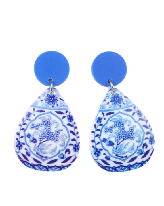 Rablom Delft Blue Earrings