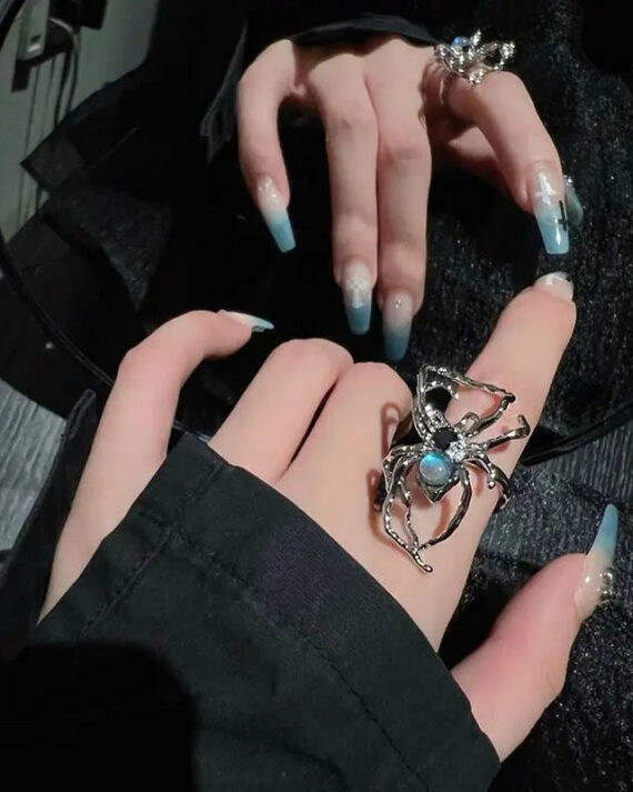 Alt Spider Moonstone Rings