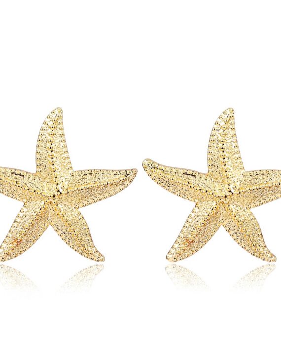 Simple Starfish Earrings